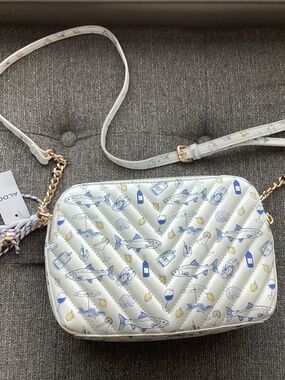 ALDO Quilted Crossbody Bag – Nautical Fish & Lemon Print
